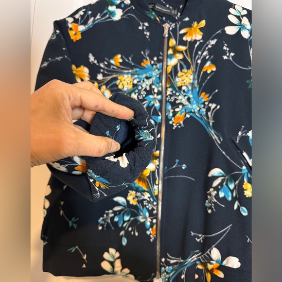 💐 ZARA Floral Bomber Jacket - Picture 7 of 9